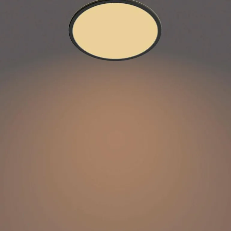 Plafonnier Philips Superslim CL550 LED Noir, 1 lumière