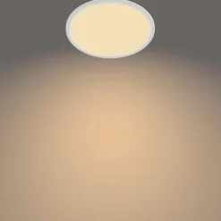 Plafonnier Philips Superslim CL550 LED Blanc, 1 lumière