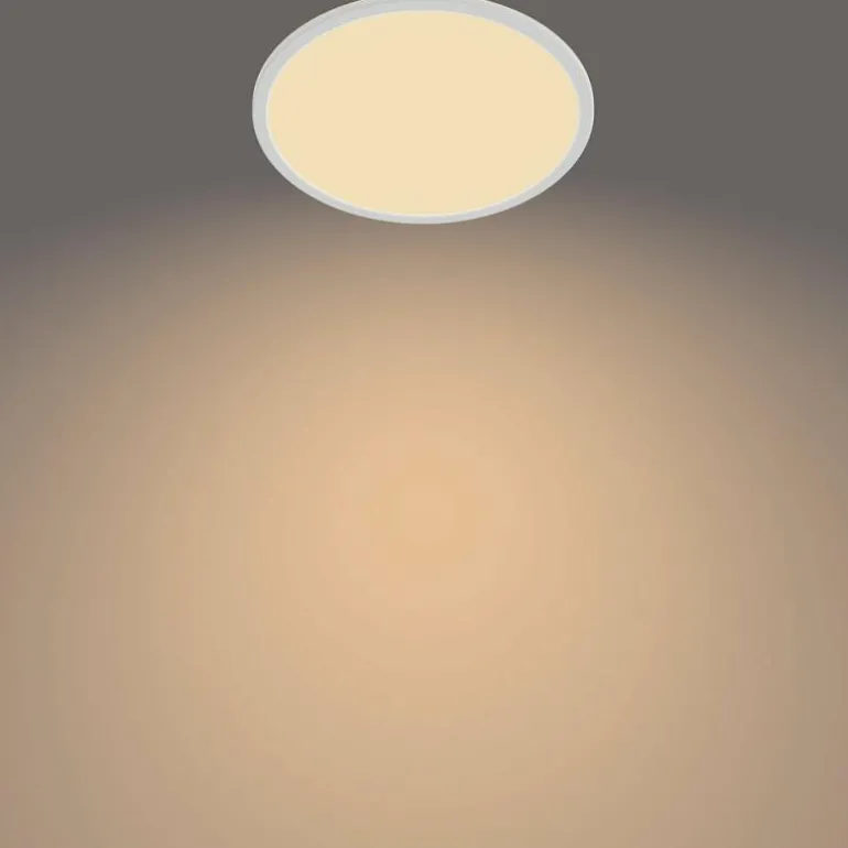 Plafonnier Philips Superslim CL550 LED Blanc, 1 lumière