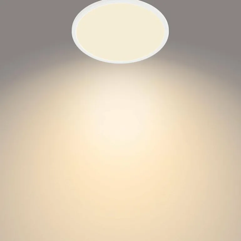 Plafonnier Philips Superslim CL550 LED Blanc, 1 lumière