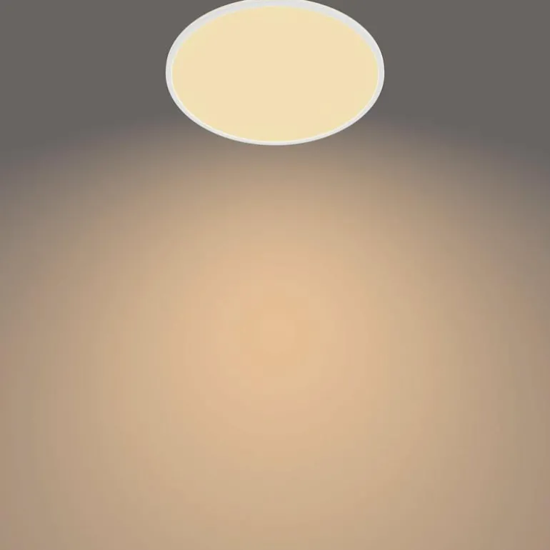 Plafonnier Philips Superslim CL550 LED Blanc, 1 lumière