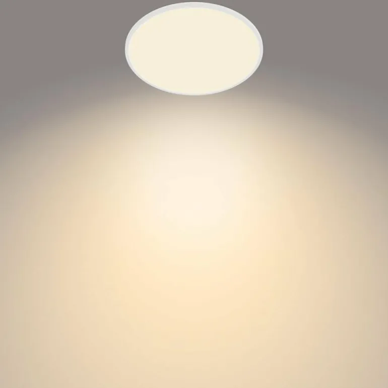 Plafonnier Philips Superslim CL550 LED Blanc, 1 lumière