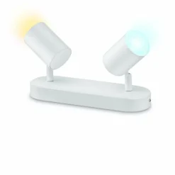 Plafonnier Philips WiZ IMAGEO LED Blanc, 2 lumières