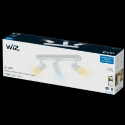 Plafonnier Philips WiZ IMAGEO LED Blanc, 3 lumières