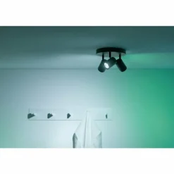 Plafonnier Philips WiZ IMAGEO LED Noir, 3 lumières, Changeur de couleurs