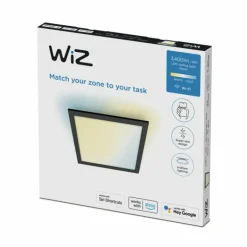 Plafonnier Philips WiZ LED Noir, 1 lumière