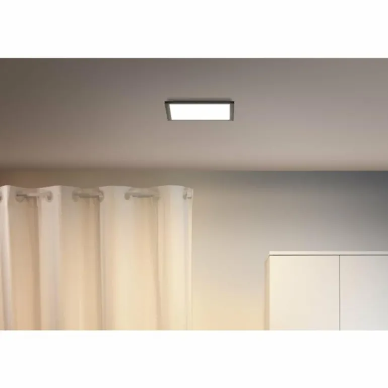 Plafonnier Philips WiZ LED Noir, 1 lumière