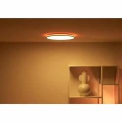 Plafonnier Philips WiZ Rune LED Noir, Blanc, 1 lumière, Changeur de couleurs