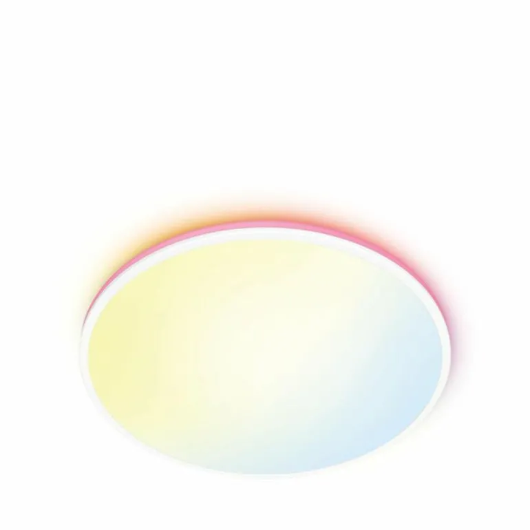 Plafonnier Philips WiZ Rune LED Blanc, 1 lumière, Changeur de couleurs