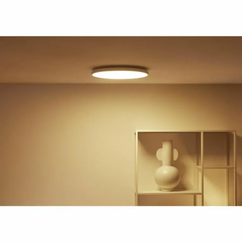 Plafonnier Philips WiZ Rune LED Blanc, 1 lumière, Changeur de couleurs