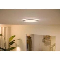 Plafonnier Philips WiZ Super Slim LED Blanc, 1 lumière