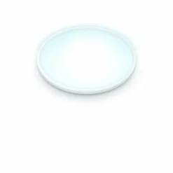 Plafonnier Philips WiZ Super Slim LED Blanc, 1 lumière