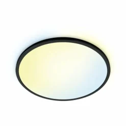 Plafonnier Philips WiZ SuperSlim LED Noir, Blanc, 1 lumière