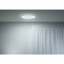 Plafonnier Philips WiZ SuperSlim LED Noir, Blanc, 1 lumière