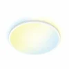 Plafonnier Philips WiZ SuperSlim LED Blanc, 1 lumière, Changeur de couleurs