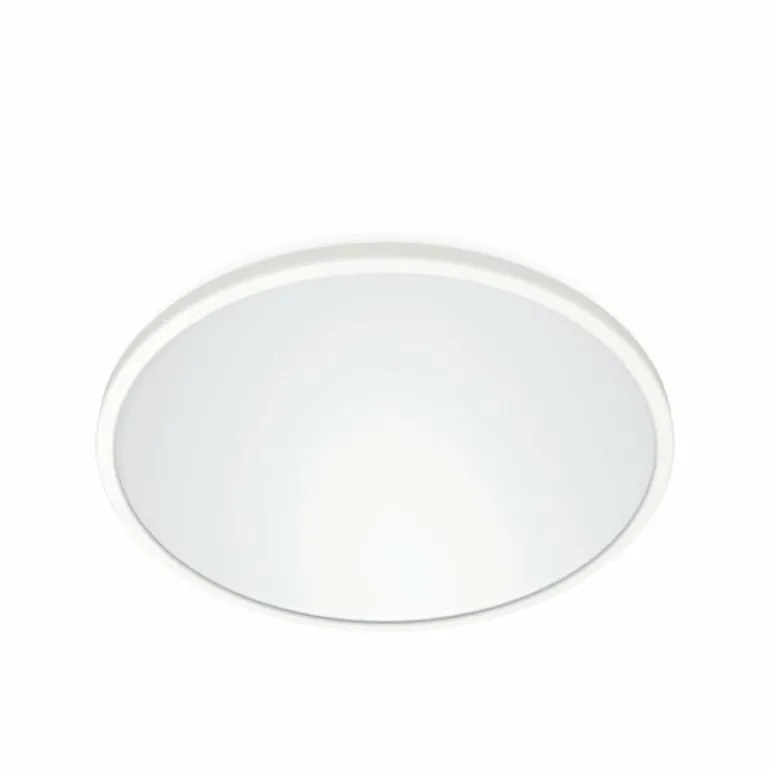 Plafonnier Philips WiZ SuperSlim LED Blanc, 1 lumière, Changeur de couleurs