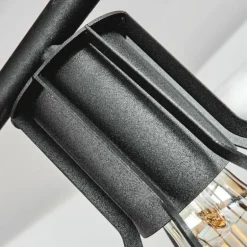 Plafonnier Pila Noir, 5 lumières