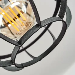 Plafonnier Pila Noir, 5 lumières