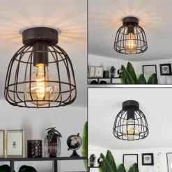 Plafonnier Piment Noir, 1 lumière