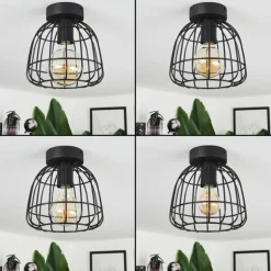 Plafonnier Piment Noir, 1 lumière