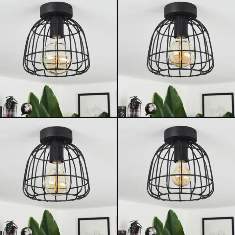 Plafonnier Piment Noir, 1 lumière