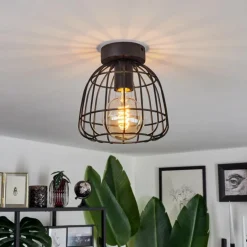 Plafonnier Piment Noir, 1 lumière