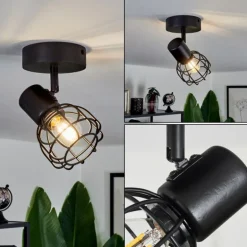 Plafonnier Piment Noir, 1 lumière