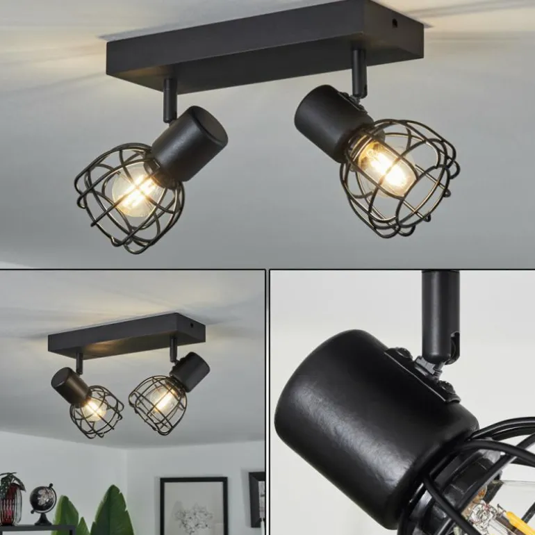 Plafonnier Piment Noir, 2 lumières