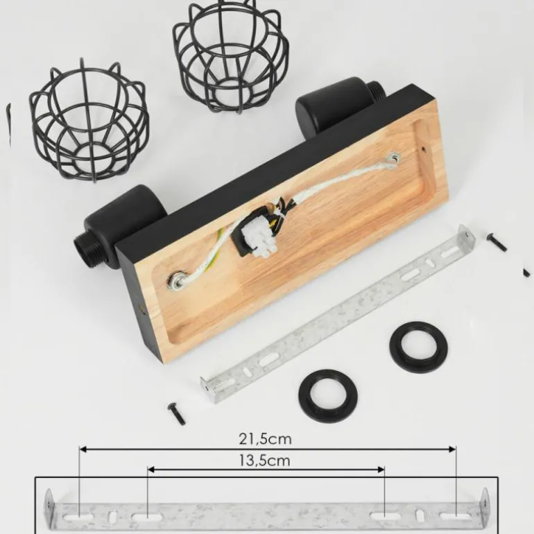 Plafonnier Piment Noir, 2 lumières