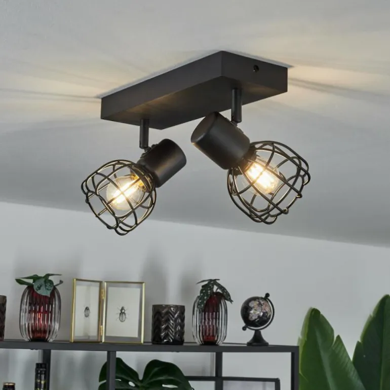 Plafonnier Piment Noir, 2 lumières