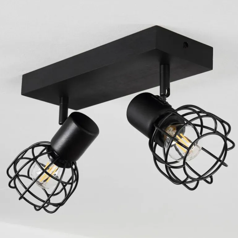 Plafonnier Piment Noir, 2 lumières