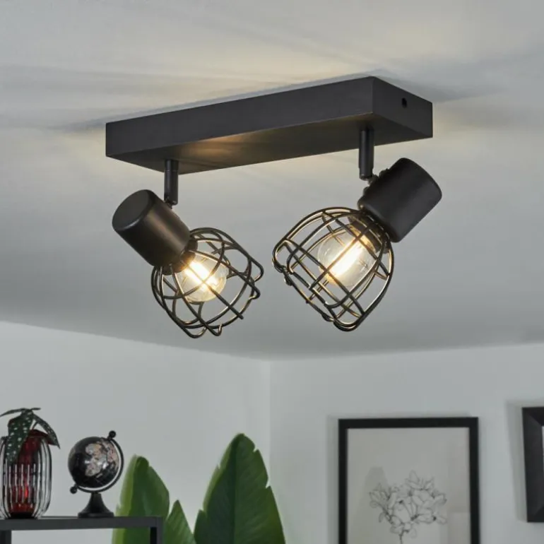 Plafonnier Piment Noir, 2 lumières