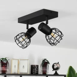 Plafonnier Piment Noir, 2 lumières