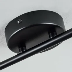 Plafonnier Pipisu Noir, 4 lumières