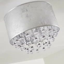 Plafonnier Pirinoa Argenté, 1 lumière