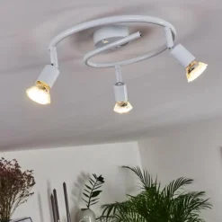 Plafonnier Planes LED Blanc, 3 lumières