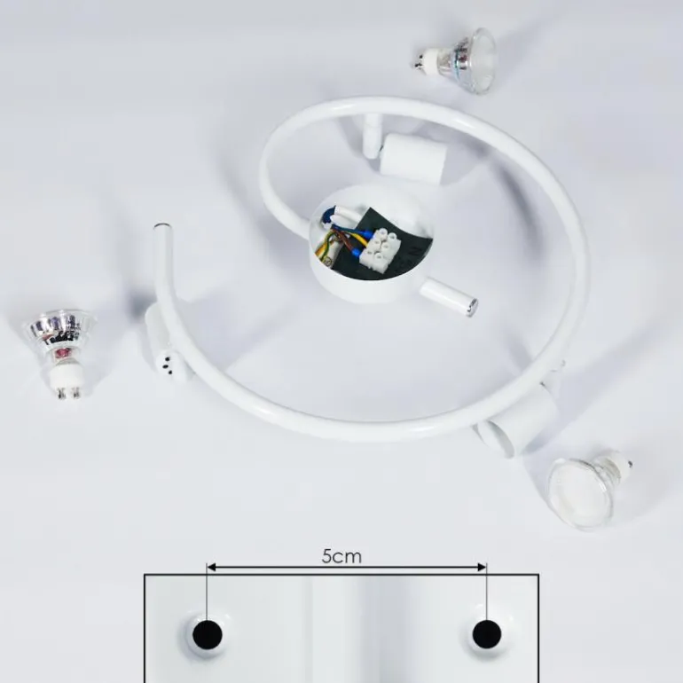 Plafonnier Planes LED Blanc, 3 lumières