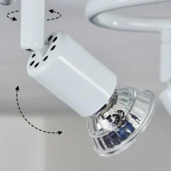 Plafonnier Planes LED Blanc, 3 lumières