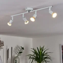 Plafonnier Planes LED Blanc, 4 lumières