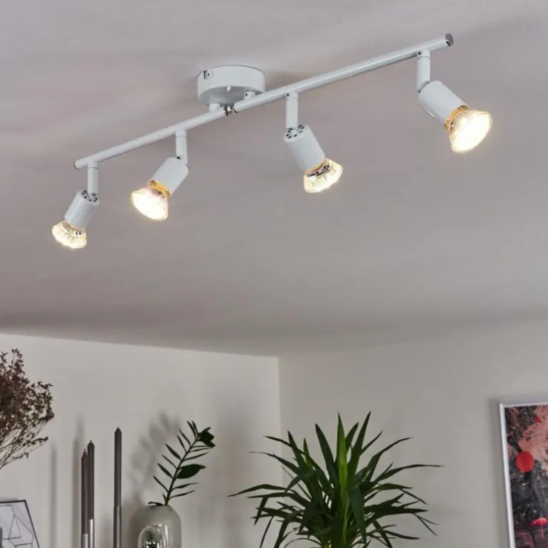 Plafonnier Planes LED Blanc, 4 lumières