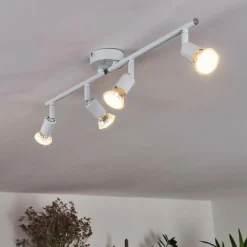 Plafonnier Planes LED Blanc, 4 lumières