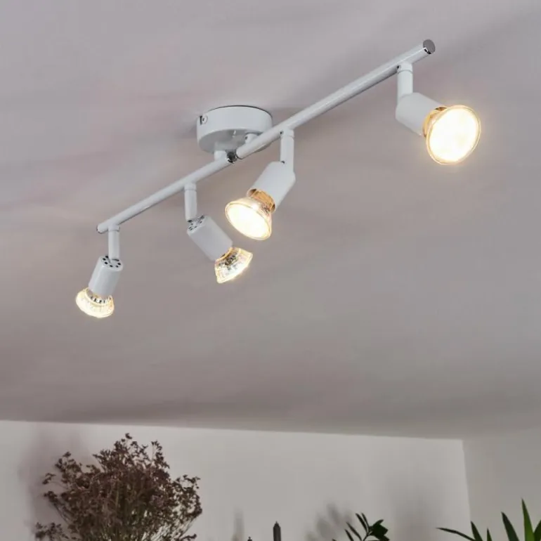 Plafonnier Planes LED Blanc, 4 lumières
