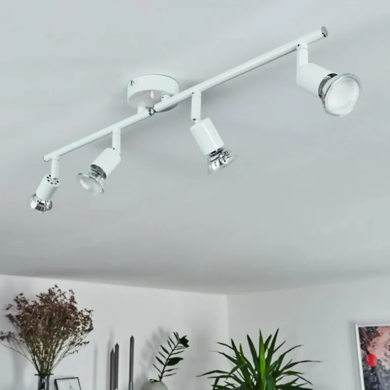 Plafonnier Planes LED Blanc, 4 lumières