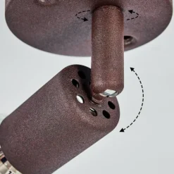 Plafonnier Planes LED Rouille, 1 lumière