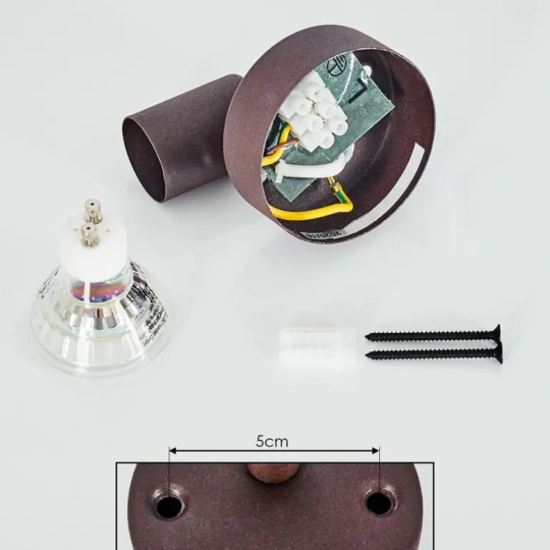 Plafonnier Planes LED Rouille, 1 lumière