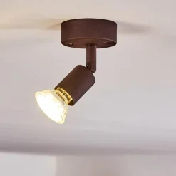 Plafonnier Planes LED Rouille, 1 lumière