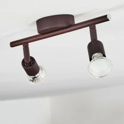 Plafonnier Planes LED Rouille, 2 lumières