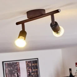 Plafonnier Planes LED Rouille, 2 lumières