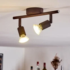 Plafonnier Planes LED Rouille, 2 lumières