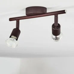 Plafonnier Planes LED Rouille, 2 lumières